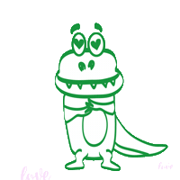 Cartoon Love Sticker