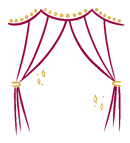 Vorhangauf Sticker by Ticket Gretchen