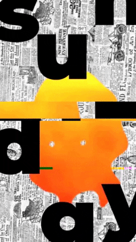 Orange Ghost GIF