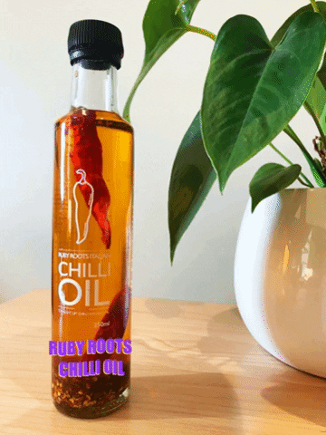 RubyRoots spicy hot sauce chilli chillioil GIF