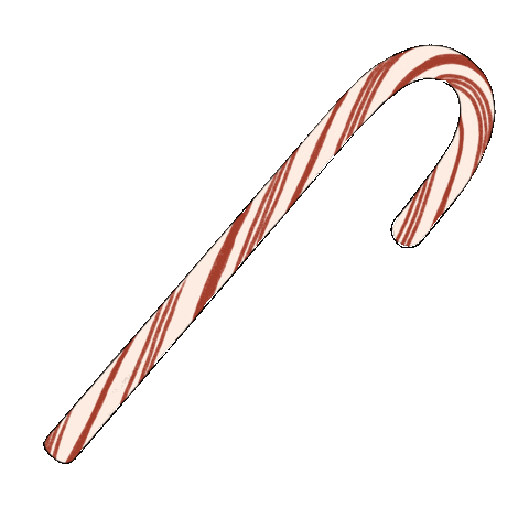 Candy Cane Christmas Sticker by Lost Lily