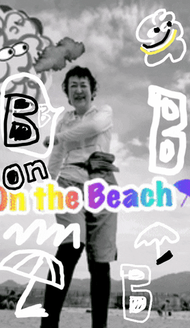 On The Beach Dancing GIF by KaoruHironaka