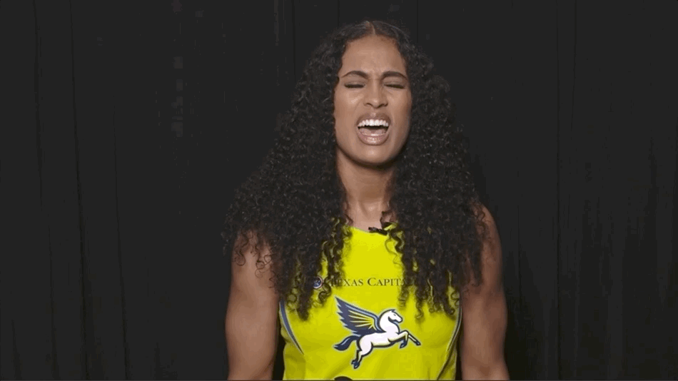 Excited Lets Go By Dallas Wings Find And Share On Giphy