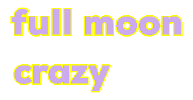 Full Moon Crazy Sticker by Honor Society