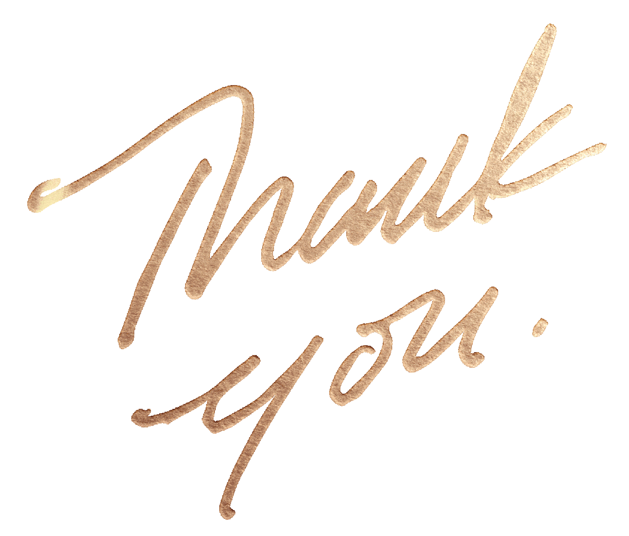 Gold Thank You Sticker by Cera Official for iOS & Android | GIPHY