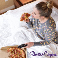 Friday Night Eating GIF by Sheets & Giggles