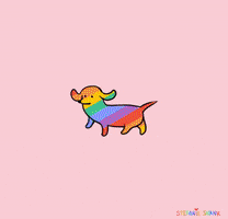 Rainbow Gay GIF by Suze Perlov
