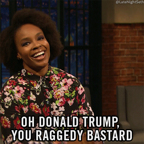 Donald Trump Lol GIF by Late Night with Seth Meyers