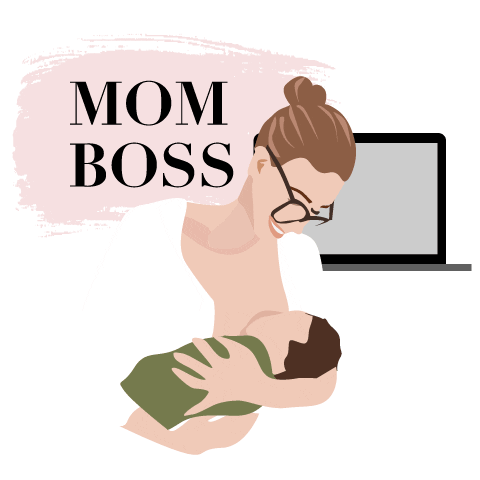 Motherhood Breastfeeding Sticker by Laura Gimbert