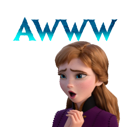 Frozen 2 Awww Sticker by Walt Disney Studios for iOS & Android | GIPHY