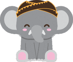 Elephant Permatabank Sticker by Women's 10K