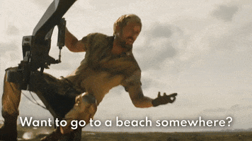 Emily Blunt Beach GIF by The Fall Guy