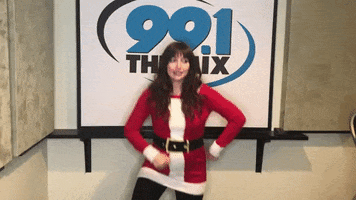 Radio Station Happy Dance GIF by 99.1 The Mix