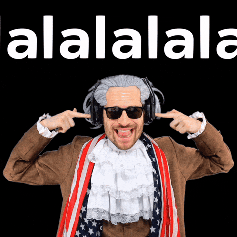 Cant Hear You La La La GIF by BenJammins
