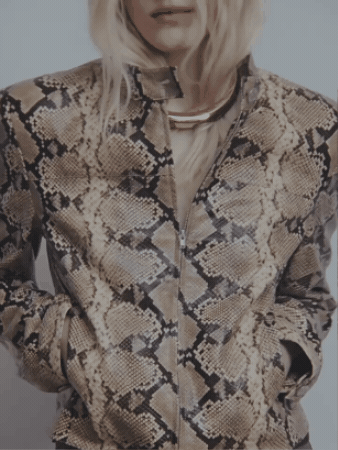 Snakeskin Jacket GIF by OTHER STORE