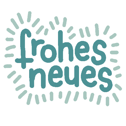 Happy New Year Frohes Neues Jahr Sticker by Konfettirausch