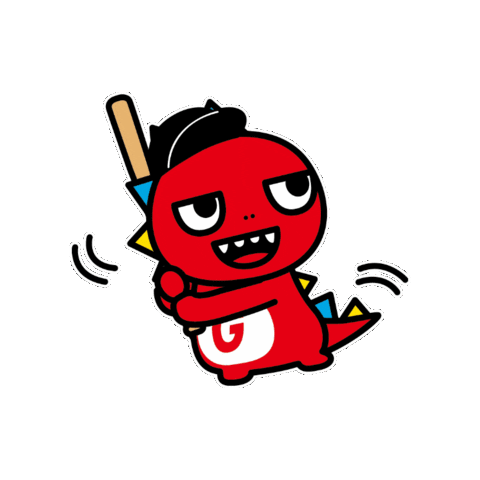 Baseball 赤 Sticker by GAORA