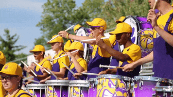 College Marching GIF by Western Illinois University