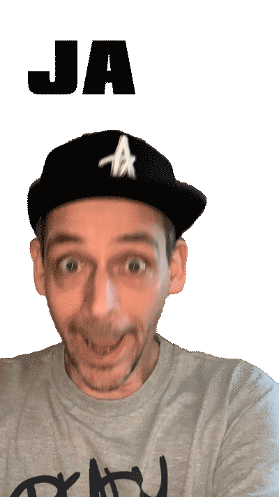 Dj Yes Sticker by Dezibl Bolinger