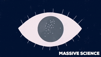 Massivesci animation animated eyes surprise GIF