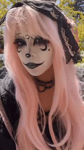 Clown Pink Hair GIF