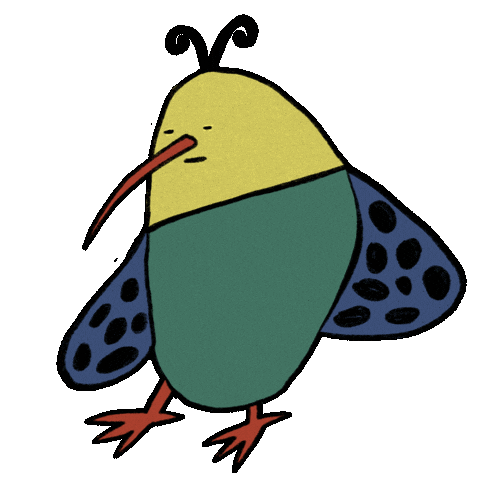 Bird Dancing Sticker