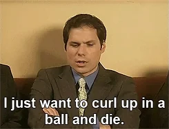 upset michael ian black GIF