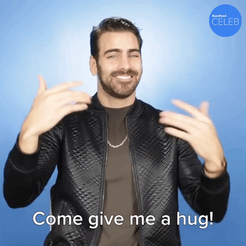Nyle Dimarco Hug GIF by BuzzFeed