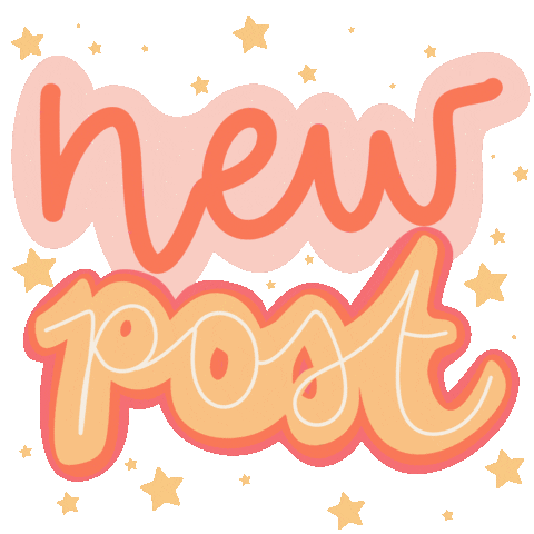 New Post Stars Sticker