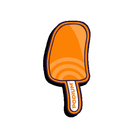 Popsicle Creamsicle Sticker by PODIUM