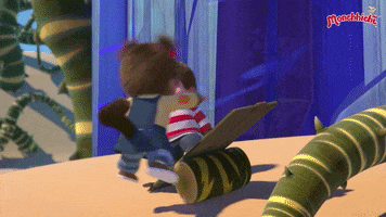 excited animation GIF by MONCHHICHI