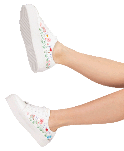 Girl Flowers Sticker