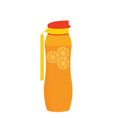Lunch Box Bottle Sticker