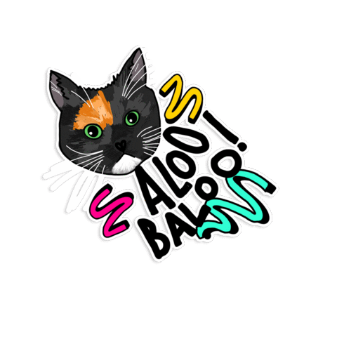 Cat Fun Sticker by Soofiya