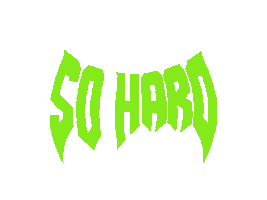 SO HARD. Sticker