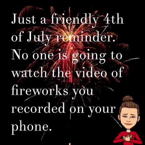 Independence Day Fireworks GIF by Jennifer Accomando