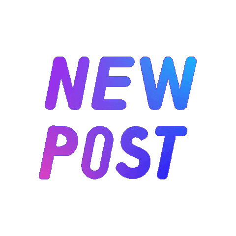 New Post Stars Sticker