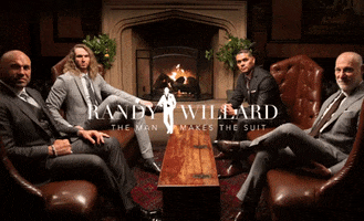Suits Lounge GIF by RANDY WILLARD | THE MAN MAKES THE SUIT