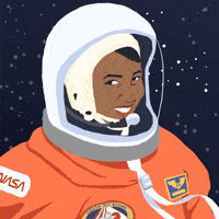 Black Woman Space GIF by INTO ACTION