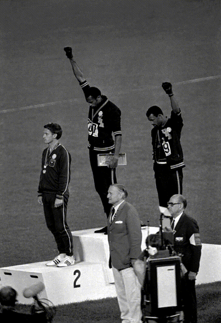 olympics salute GIF