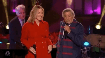 diana krall christmas in rockefeller 2018 GIF by NBC