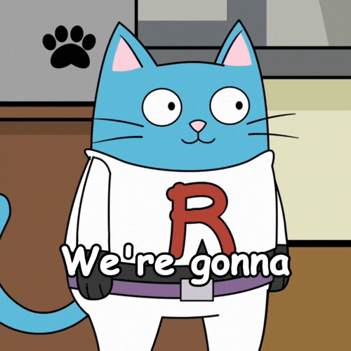 Blue Cat GIF