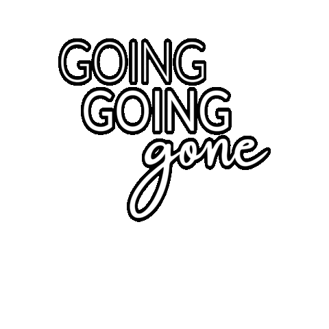 Going Going Gone Sticker by Surterre Properties