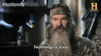 Duck Dynasty Technology GIF by Sky HISTORY UK