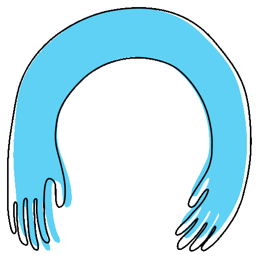 Wave Hands Sticker