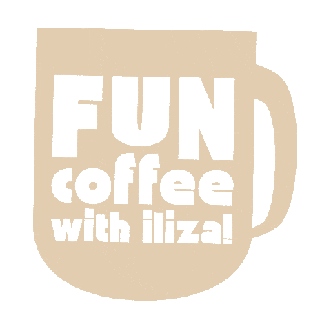 Iced Coffee Sticker by Iliza Shlesinger