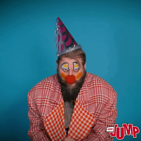 Jump Clown GIF by Mitteldeutscher Rundfunk