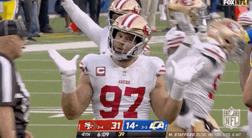 San Francisco 49Ers Shrug GIF by NFL