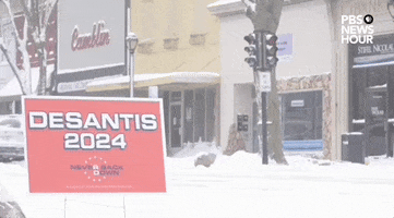 Snow Election GIF by PBS NewsHour