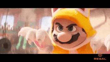 Super Mario Cat GIF by Regal